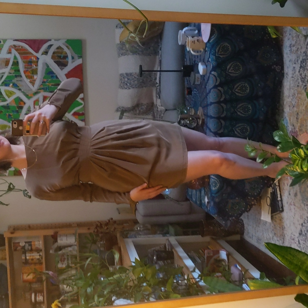 Silk dress, size M